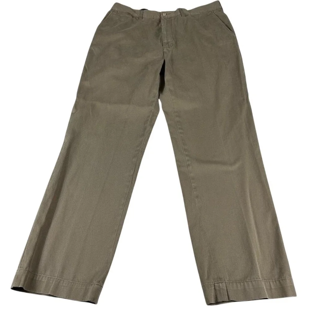 Polo Ralph Lauren‎ Prospect Pant Mens 36x32 Brown Cotton Chino Academia Classic